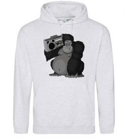 Чоловіча толстовка (худі) Горила з магнітофоном