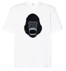 Футболка Оверсайз Swag gorilla Белый фото