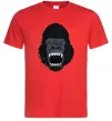 Мужская футболка Горила кричить Красный Мужская футболка Горила кричить Красный фото
