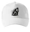 Кепка Горила сидить Білий фото