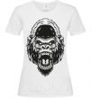 Жіноча футболка Злая горилла Білий фото