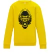Детский Свитшот Розлючена горила Солнечно желтый фото