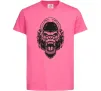 Детская футболка Розлючена горила Ярко-розовый Детская футболка Розлючена горила Ярко-розовый фото
