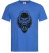 Мужская футболка Розлючена горила Ярко-синий фото