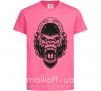 Детская футболка Злая горилла Ярко-розовый фото