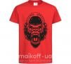 Детская футболка Злая горилла Красный фото