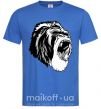 Мужская футболка Серая горилла Ярко-синий фото