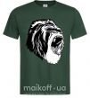Мужская футболка Серая горилла Темно-зеленый фото