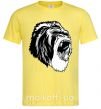 Чоловіча футболка Серая горилла Лимонний фото