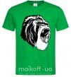 Чоловіча футболка Серая горилла Зелений фото