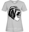 Жіноча футболка Серая горилла Сірий фото