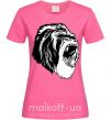 Жіноча футболка Серая горилла Яскраво-рожевий фото