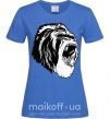 Жіноча футболка Серая горилла Яскраво-синій фото