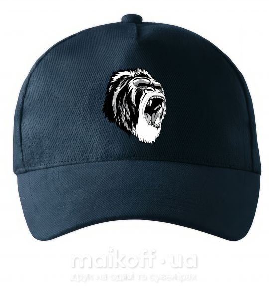 Кепка Серая горилла Темно-синій фото