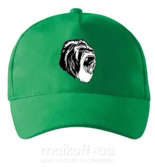 Кепка Серая горилла Зелений фото