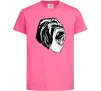 Дитяча футболка Сіра горила Яскраво-рожевий фото
