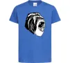 Дитяча футболка Сіра горила Яскраво-синій фото