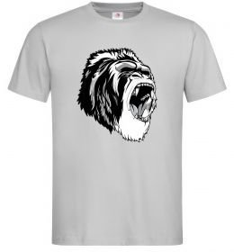 Мужская футболка Сіра горила Мужская футболка Сіра горила
