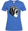 Женская футболка Сіра горила Ярко-синий Женская футболка Сіра горила Ярко-синий фото