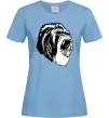 Женская футболка Сіра горила Голубой Женская футболка Сіра горила Голубой фото
