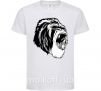 Детская футболка Серая горилла Белый фото