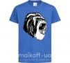 Детская футболка Серая горилла Ярко-синий фото