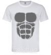 Чоловіча футболка Торс гориллы Білий фото