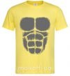 Мужская футболка Торс гориллы Лимонный фото