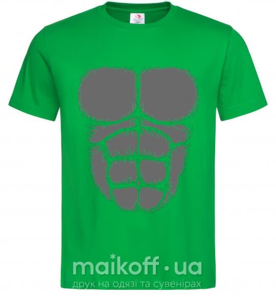 Чоловіча футболка Торс гориллы Зелений фото