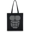 Эко-сумка Торс горили Черный фото