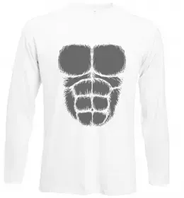 Лонгслив Swag gorilla Белый фото