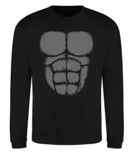 Свитшот Торс горили Черный фото