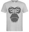 Чоловіча футболка Gorilla face Сірий фото