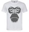 Чоловіча футболка Gorilla face Білий фото