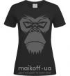Женская футболка Gorilla face Черный фото