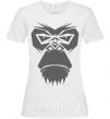 Жіноча футболка Gorilla face Білий фото
