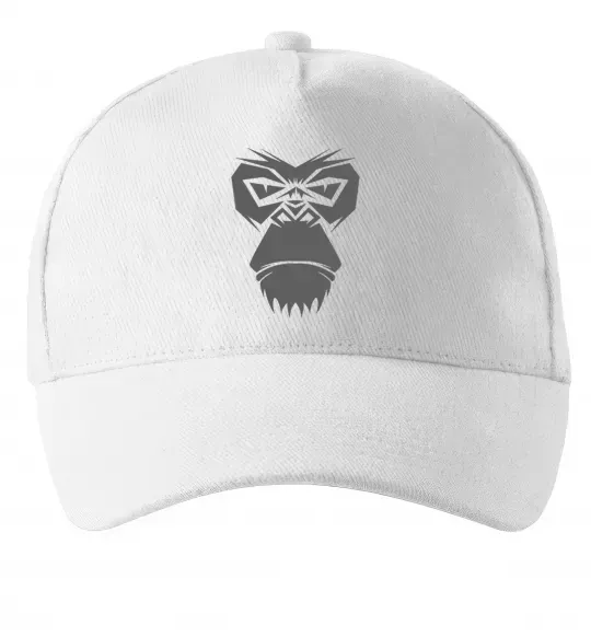 Кепка Gorilla face Белый фото
