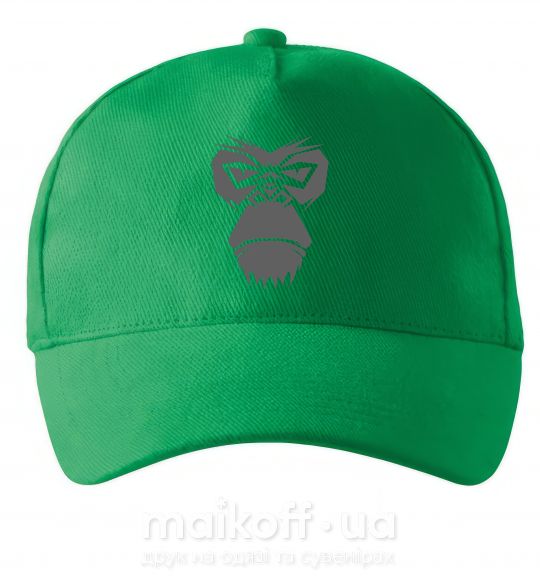 Кепка Gorilla face Зеленый фото