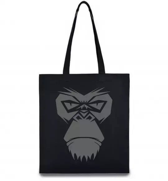 Эко-сумка Gorilla face Черный фото