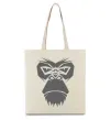 Эко-сумка Gorilla face Бежевый фото