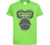 Дитяча футболка Gorilla face Лаймовий фото