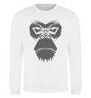 Світшот Gorilla face Білий фото
