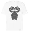 Футболка Оверсайз Gorilla face Белый фото