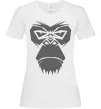 Жіноча футболка Gorilla face Білий Жіноча футболка Gorilla face Білий фото