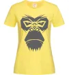 Жіноча футболка Gorilla face Лимонний Жіноча футболка Gorilla face Лимонний фото