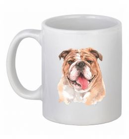 Чашка керамічна Бульдог картина