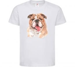 Детская футболка Бульдог картина