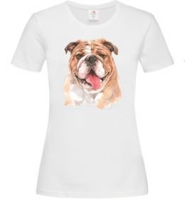 Жіноча футболка Бульдог картина