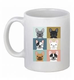 Чашка керамічна Bulldog popart