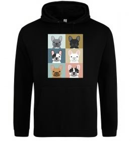 Чоловіча толстовка (худі) Bulldog popart